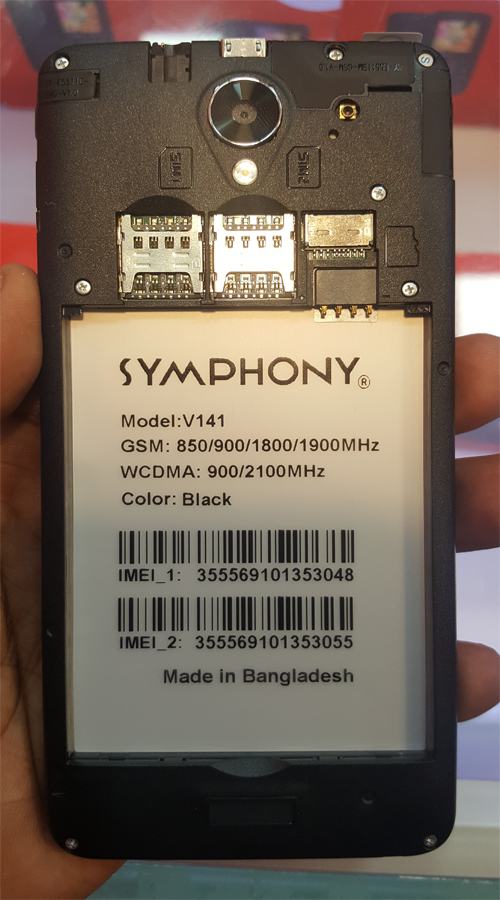 Symphony V141 Flash File Care Firmware 100% Tested