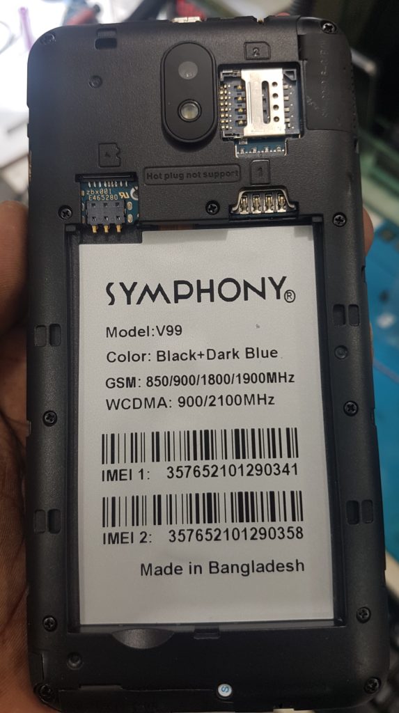 Symphony V99 Flash File Without Password Care Firmware 100%Tested