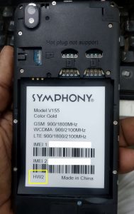 Symphony V155 Flash File Without Password Hang  Logo FIX Firmware