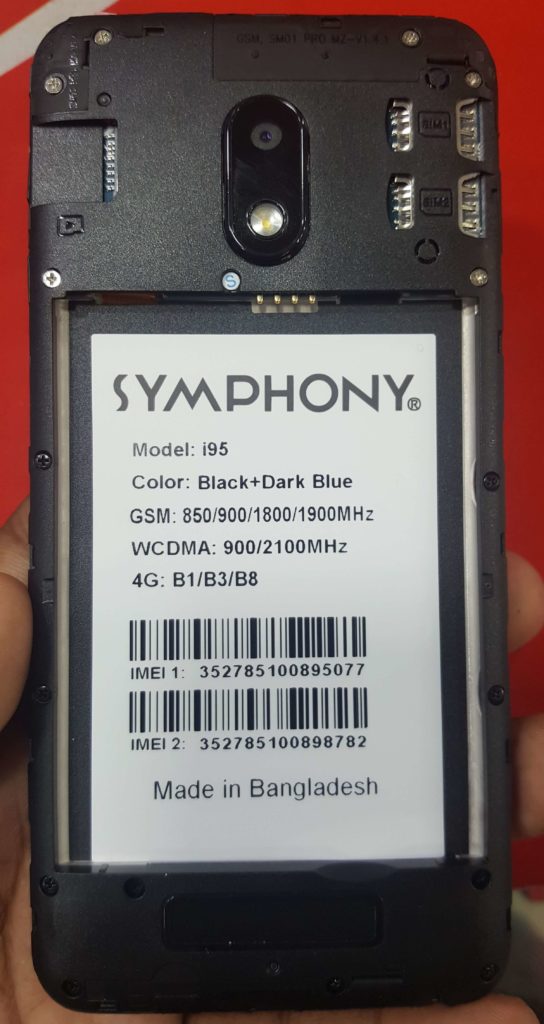Symphony i95 Flash File Without Password SPD Version