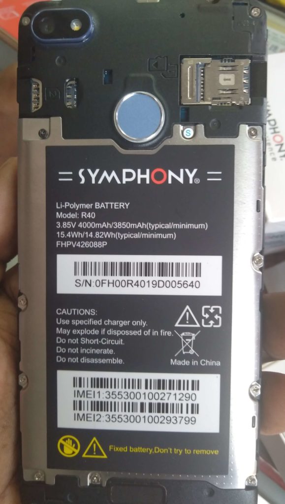 Symphony R40 Flash File Hang Logo Dead Fix Care Firmware