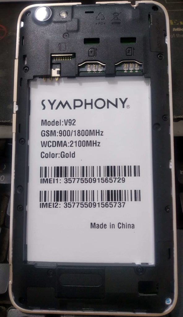 Symphony V92 Flash File Without Password