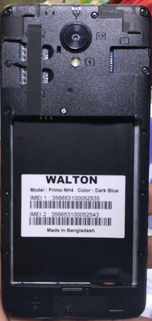 Walton Primo NH4 MT6580 Flash File Without Password Dead Fix