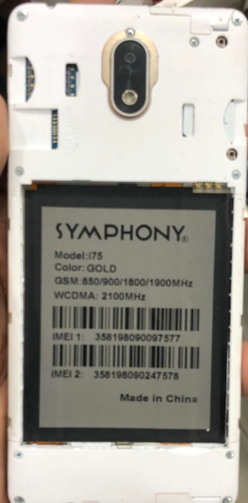 Symphony i75 Flash File Without Password