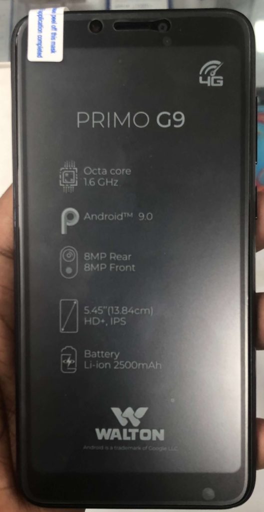 Walton Primo G9 Flash File Dead Fix FRP Fix  Care Firmware