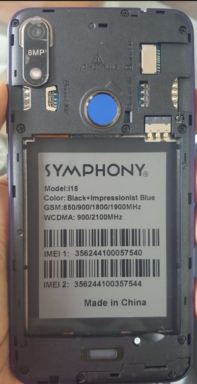 Symphony i18 Flash File Care Firmware 100% Tested