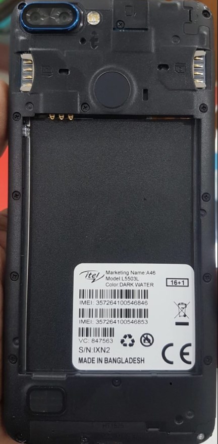 Itel A46 Flash File Without Password