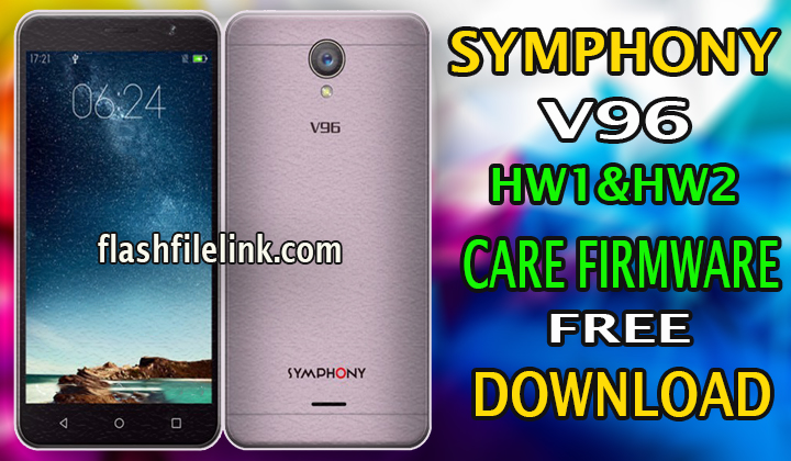 Symphony V96 Flash File Without Password HW1, HW2 All Version