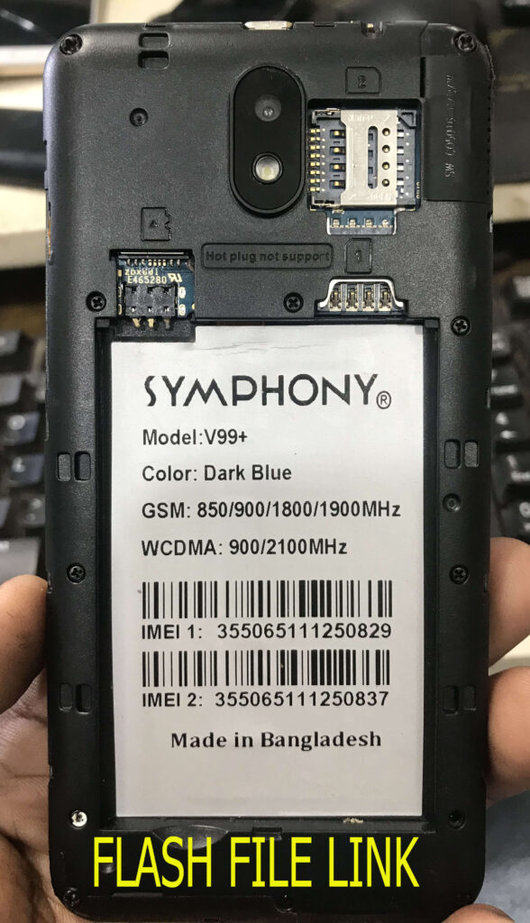 Symphony V99 Plus Flash File Hang Logo Dead Fix Stook Room Care Firmware