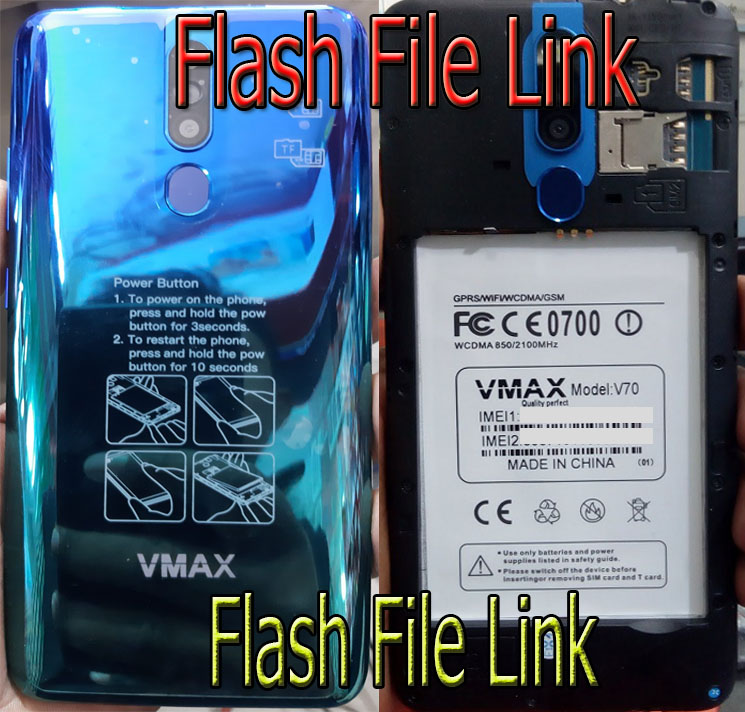 Vmax V70 Flash File MT6580 [Hang Logo]  Stock Rom Firmware