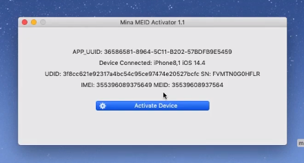 MINA TOOLS ICLOUD BYPASS MEID WITH SIGNAL