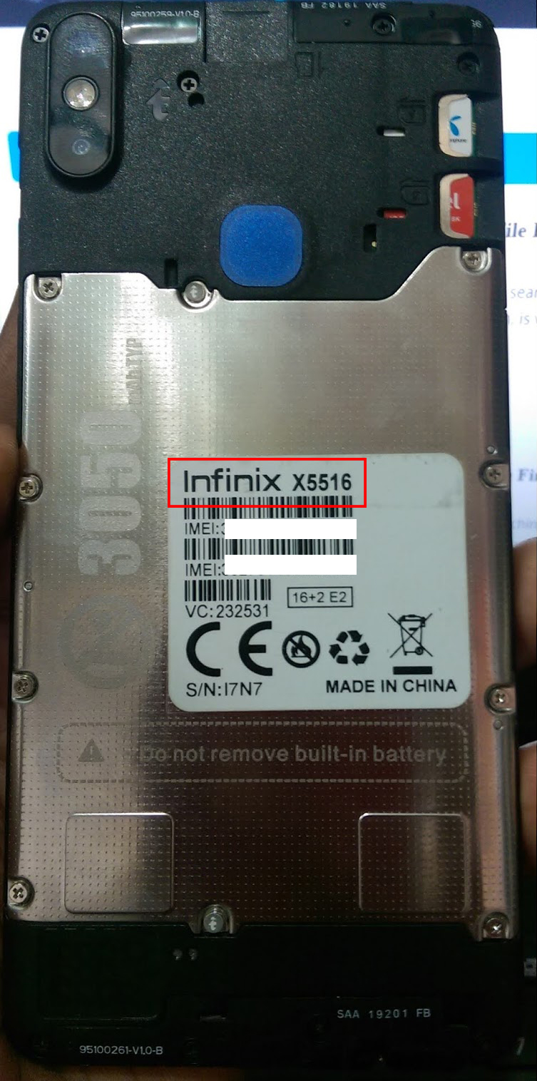 infinix X5516 Flash File 16+2 E2