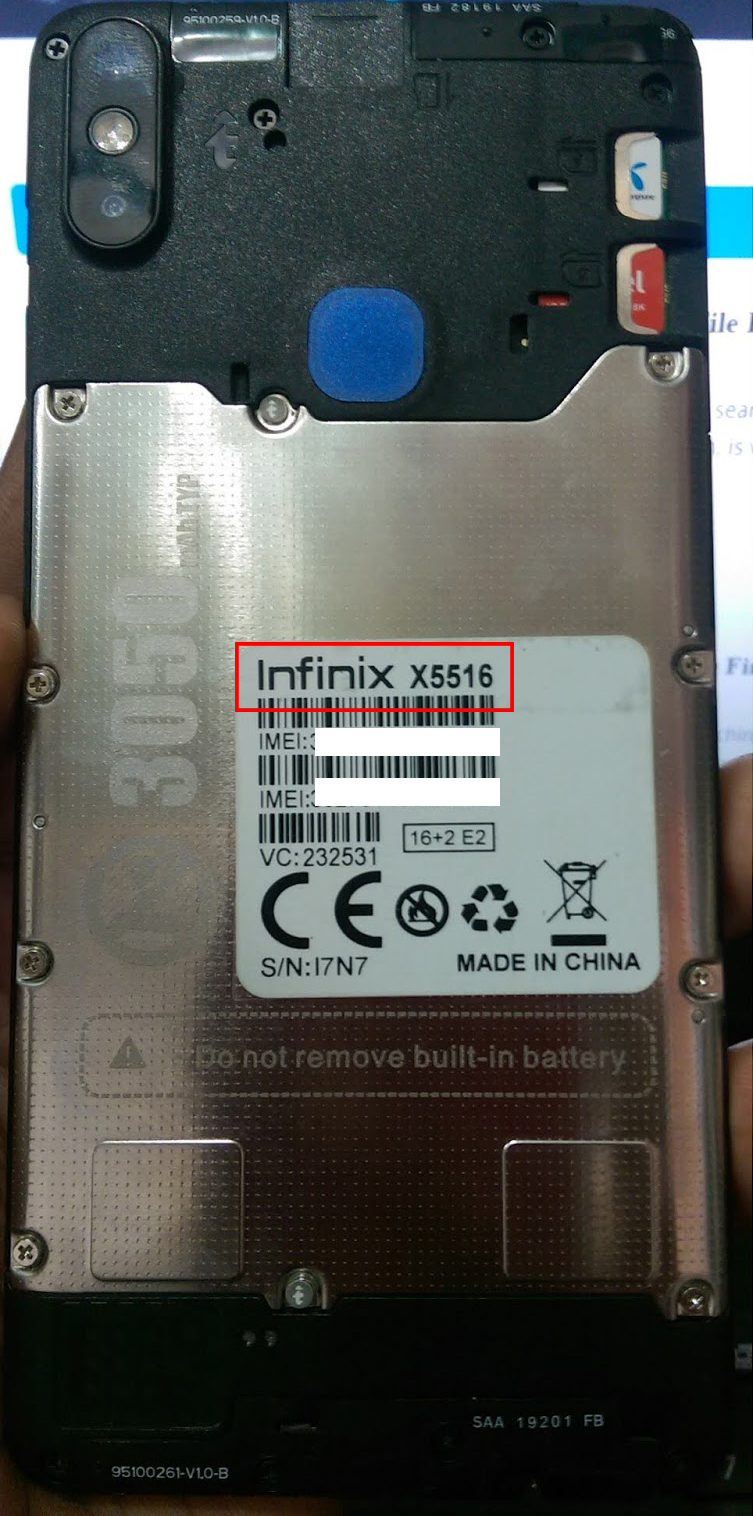 infinix X5516 Flash File 16+2 E2