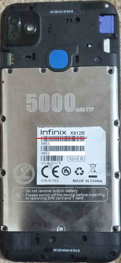 Infinix X612B Flash File Smart HD