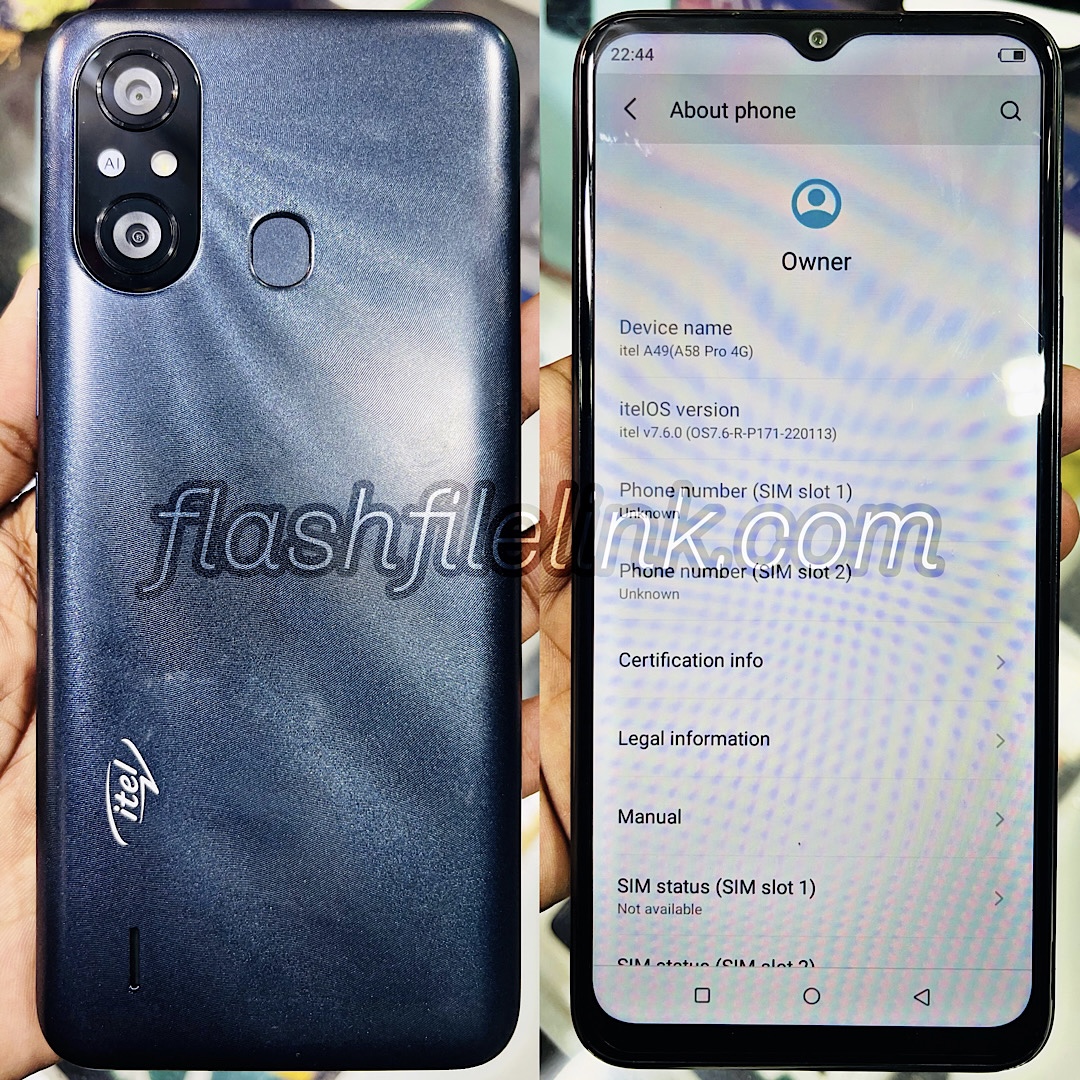 Itel A49 A661L Flash File Hang Logo/ Dead Fix Firmware