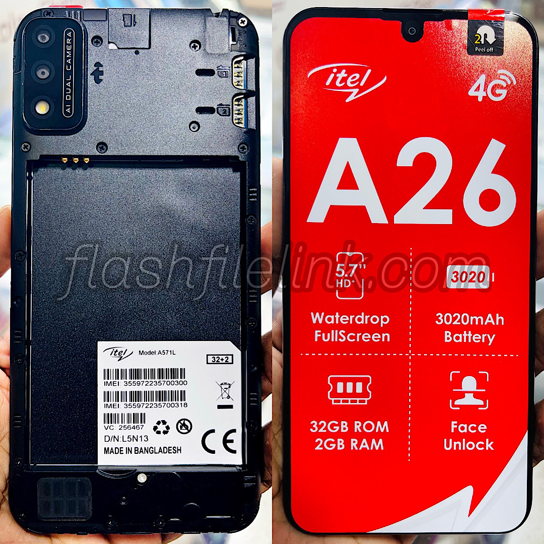 Itel A26 A571L Flash File Hang Logo Dead Fix Firmware