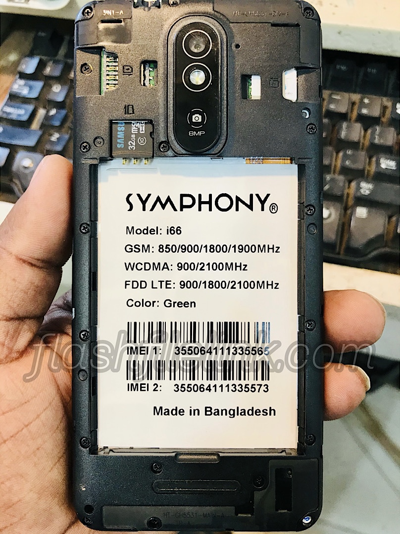 Symphony i66 Flash File Hang Logo Frp Fix Care Firmware