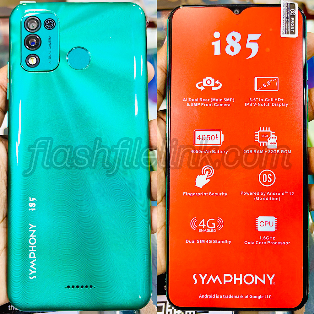 Symphony I85 Flash File Hang [SPD] Logo & Dead Fix Firmware